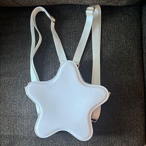 Star-Shaped White Backpack